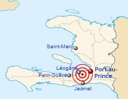 Haiti Earthquake Map